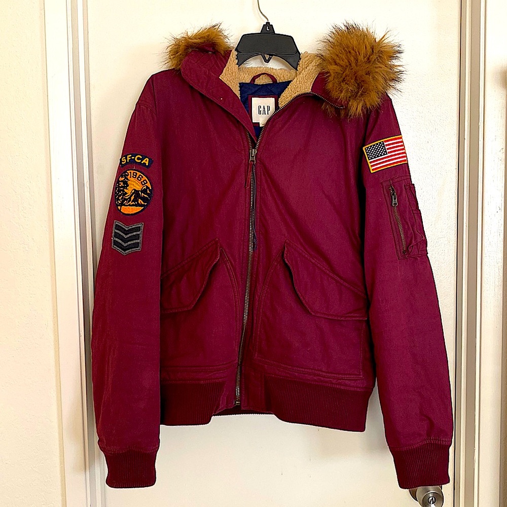 Gap Winter Coat Fur lined hood